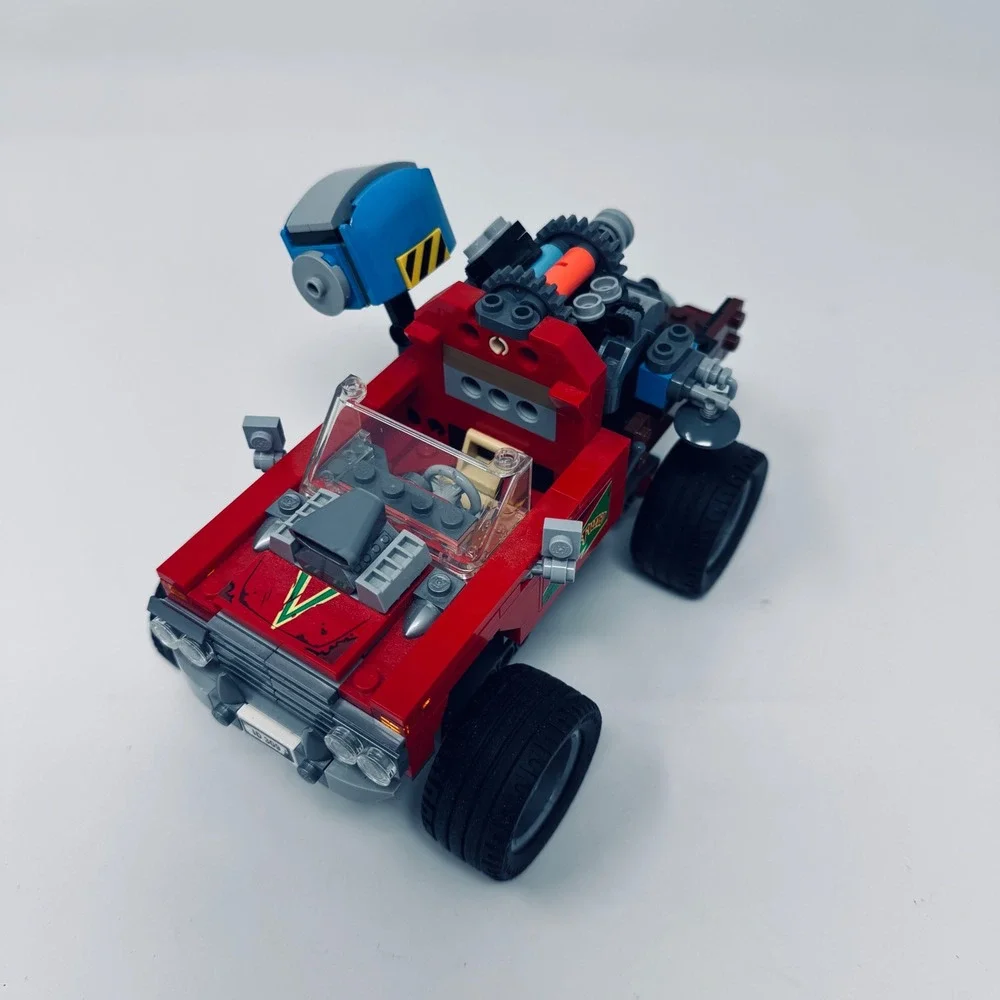 LEGO Building Set Kids Red El Fuego Stunt Truck 70421 Hidden Side Incomplete